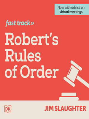 cover image of Robert's Rules of Order Fast Track